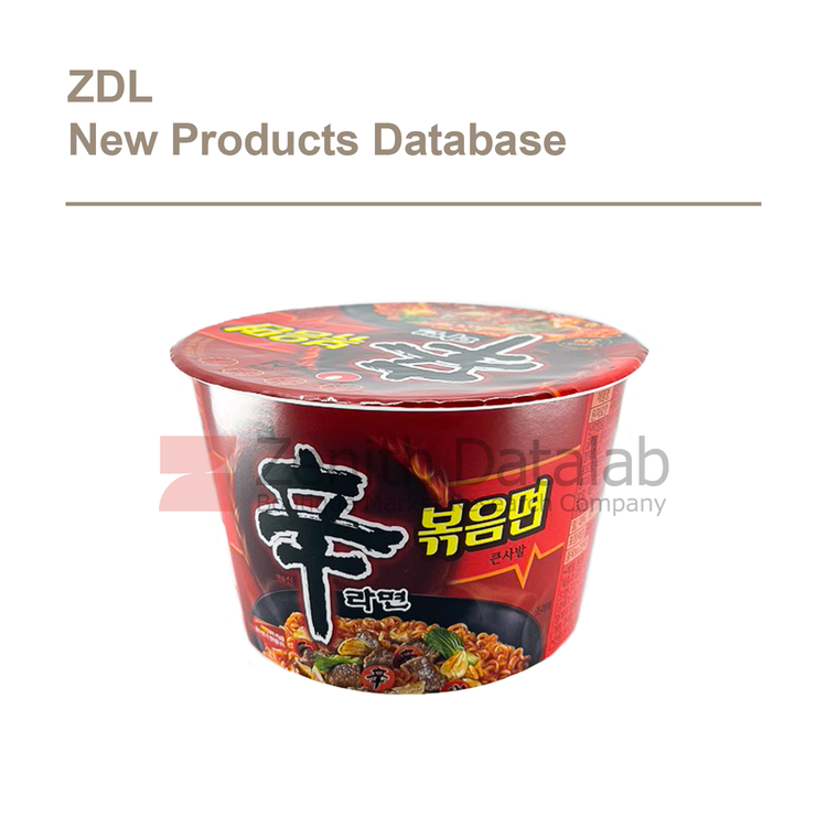 Nongshim Shin Ramyeon Stir Fried Big Cup Noodle 제니스 데이터랩