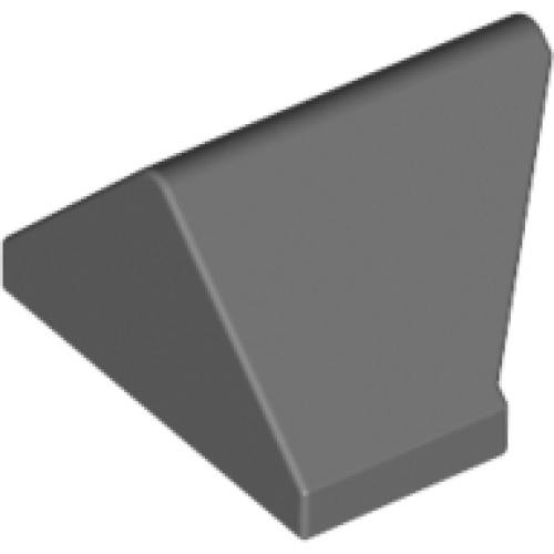 레고부품 Dark Bluish Gray Slope 45 2 x 1 Double Inverted with Bottom