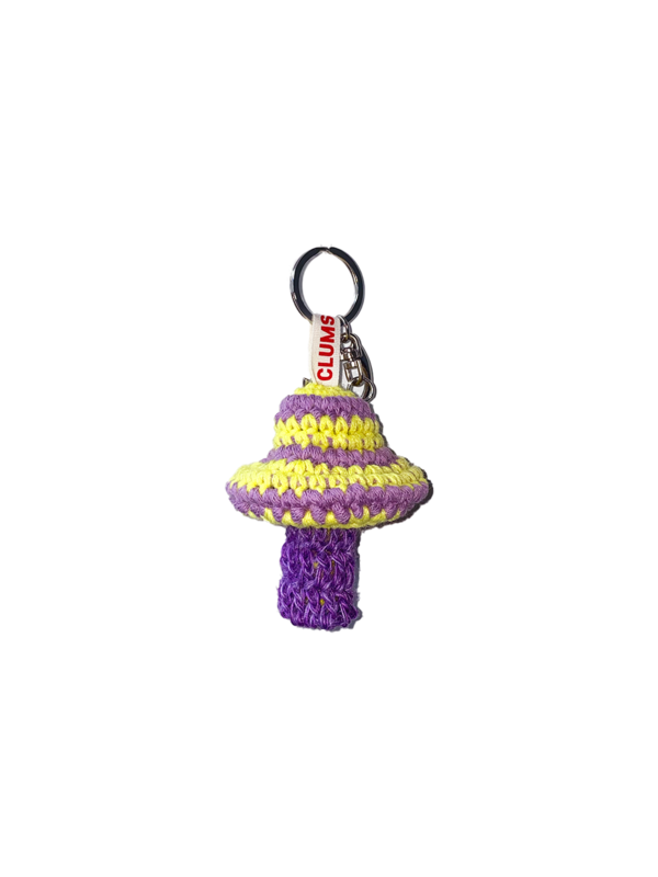 MUSHROOM key ring - Acid violet