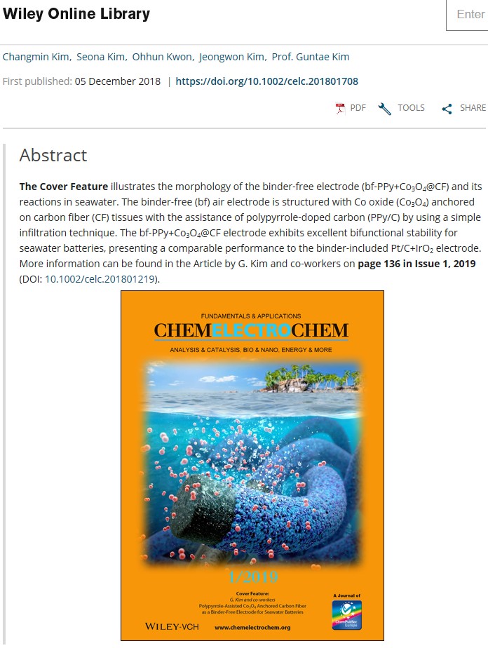 Wiley Chem Electro Chem Publishing News