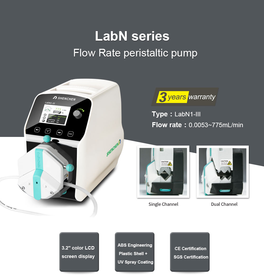 INNOFLUID LabN1 III Flow Rates Peristaltic Pump Intelligent Type