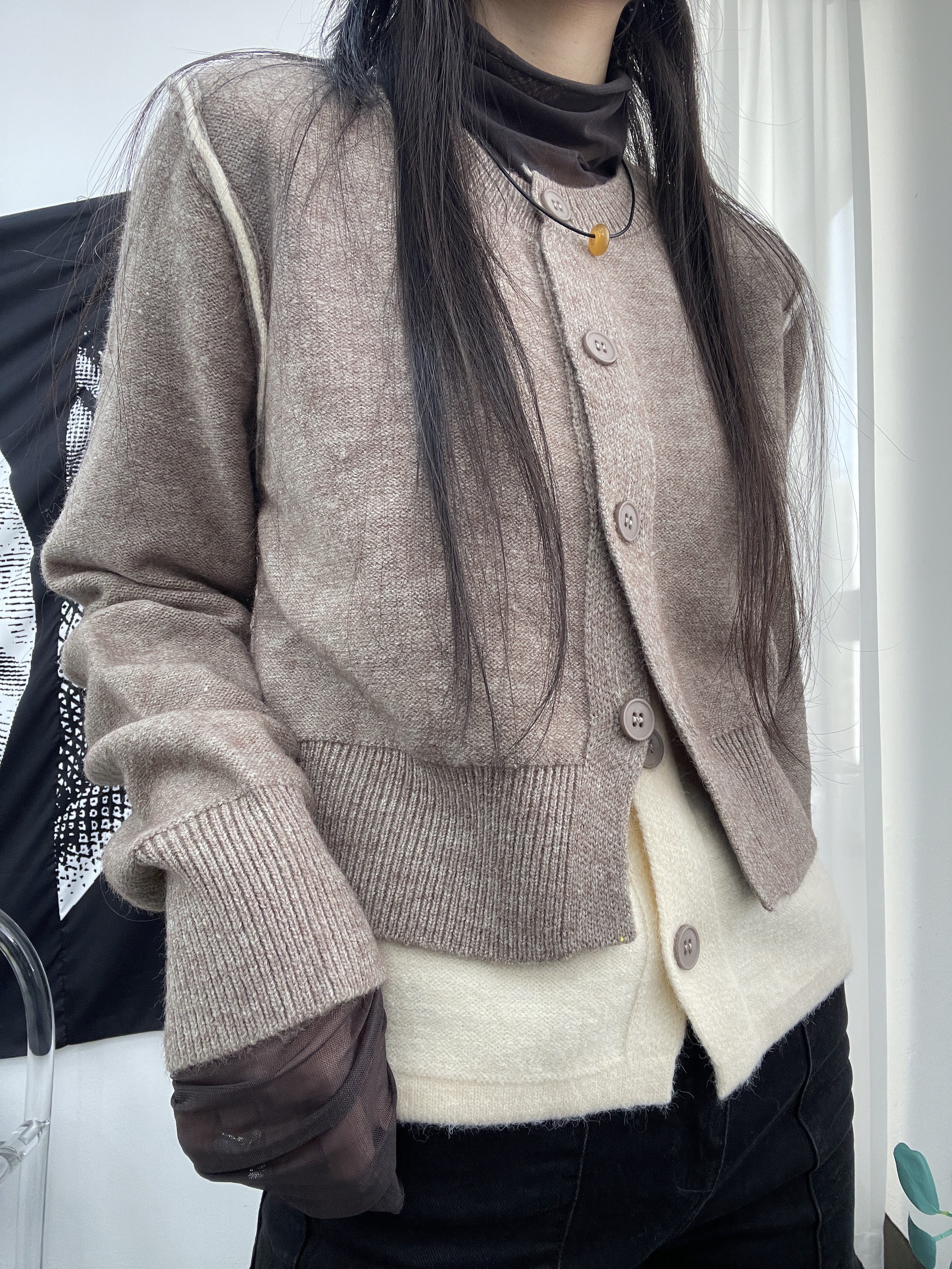 ニット/セーター Little suzie 2way Ribbon knit little suzie 2way ribbon knit（Little Suzie リトルスージー