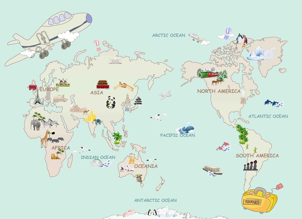 A MAP OF THE WORLD