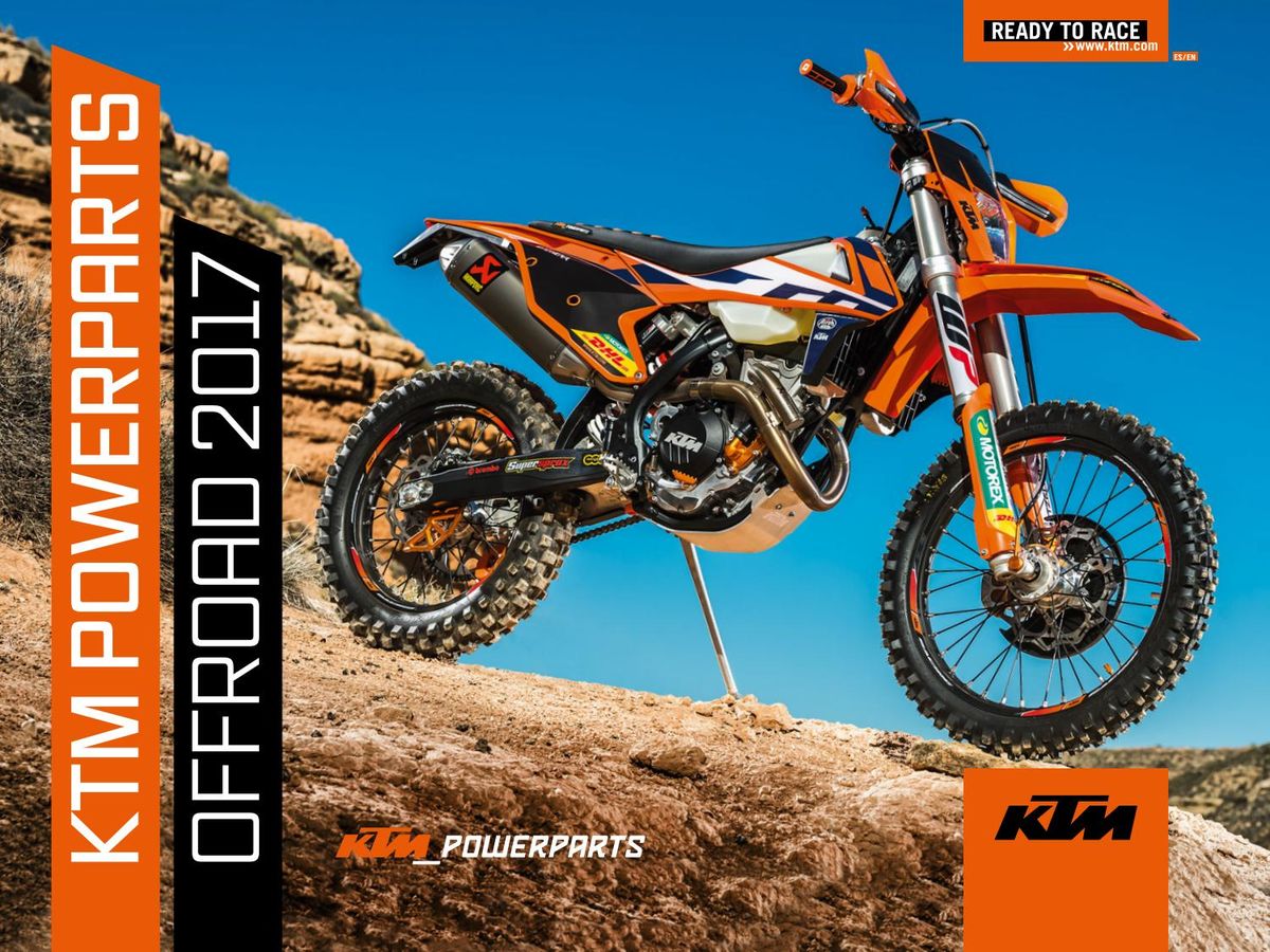 KTM POWERPARTS OFFROAD 2017 카탈로그 KTM CATALOG