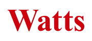 WATTS LIGHTING