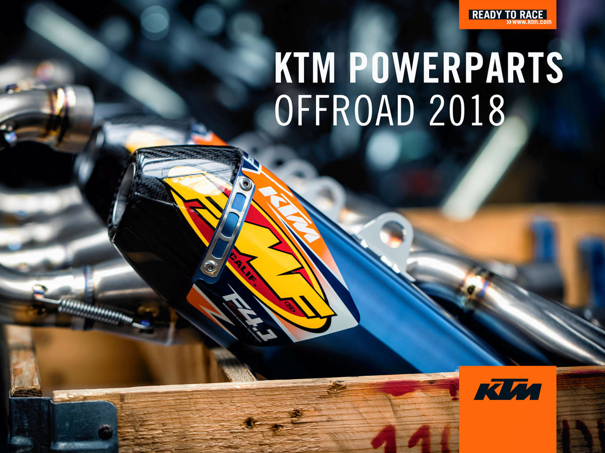 KTM POWERPARTS OFFROAD 2018 카탈로그 KTM CATALOG