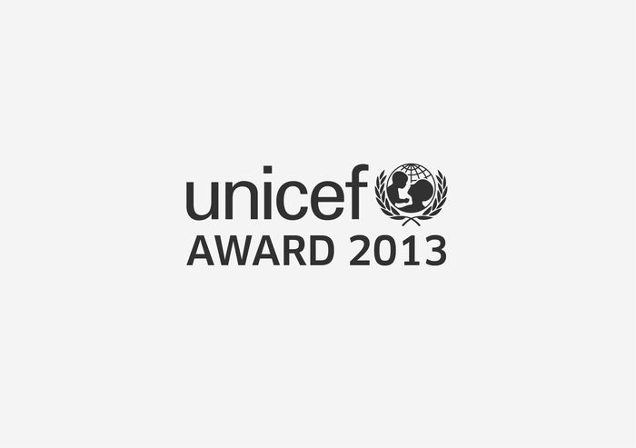 UNICEF Award 2013 수상 로고