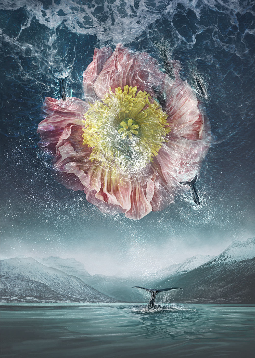 Sea  2018  Digital Painting 50x70Cm