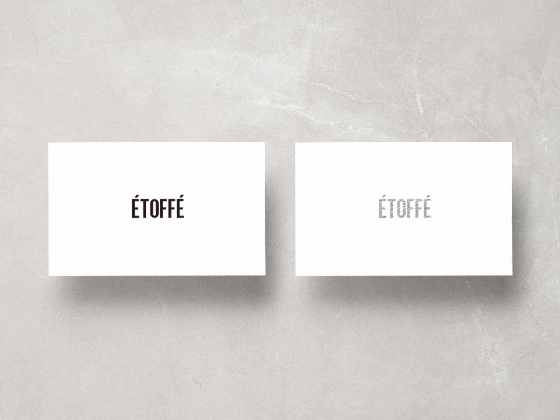  ÉTOFFÉ / Identity Design