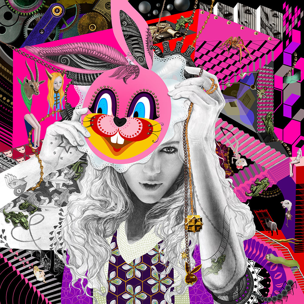 Trip to Your Heart 2013  Digital painting 1X1M