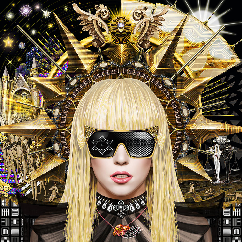 Born This Way 2013  Digital painting 1X1M