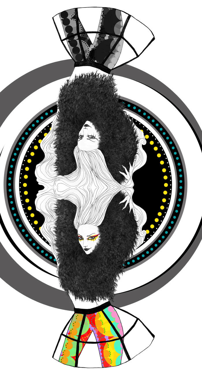 It's Showtime  2011  Digital Painting 44x81.4Cm