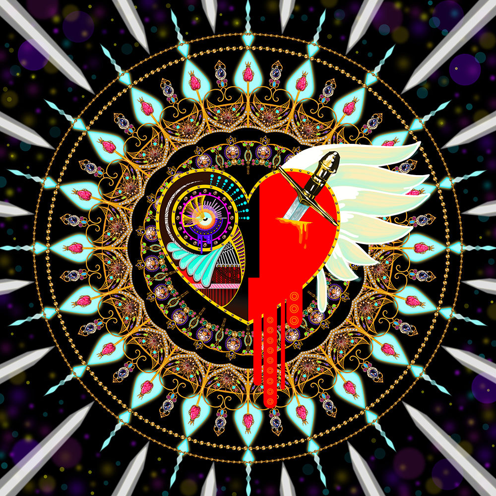 Zero 2012  Digital Painting 90x90Cm