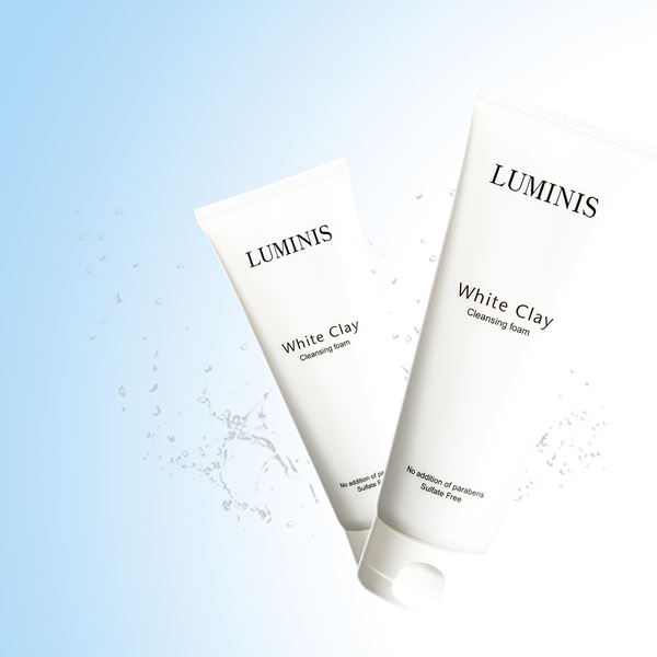 white clay cleansing foam