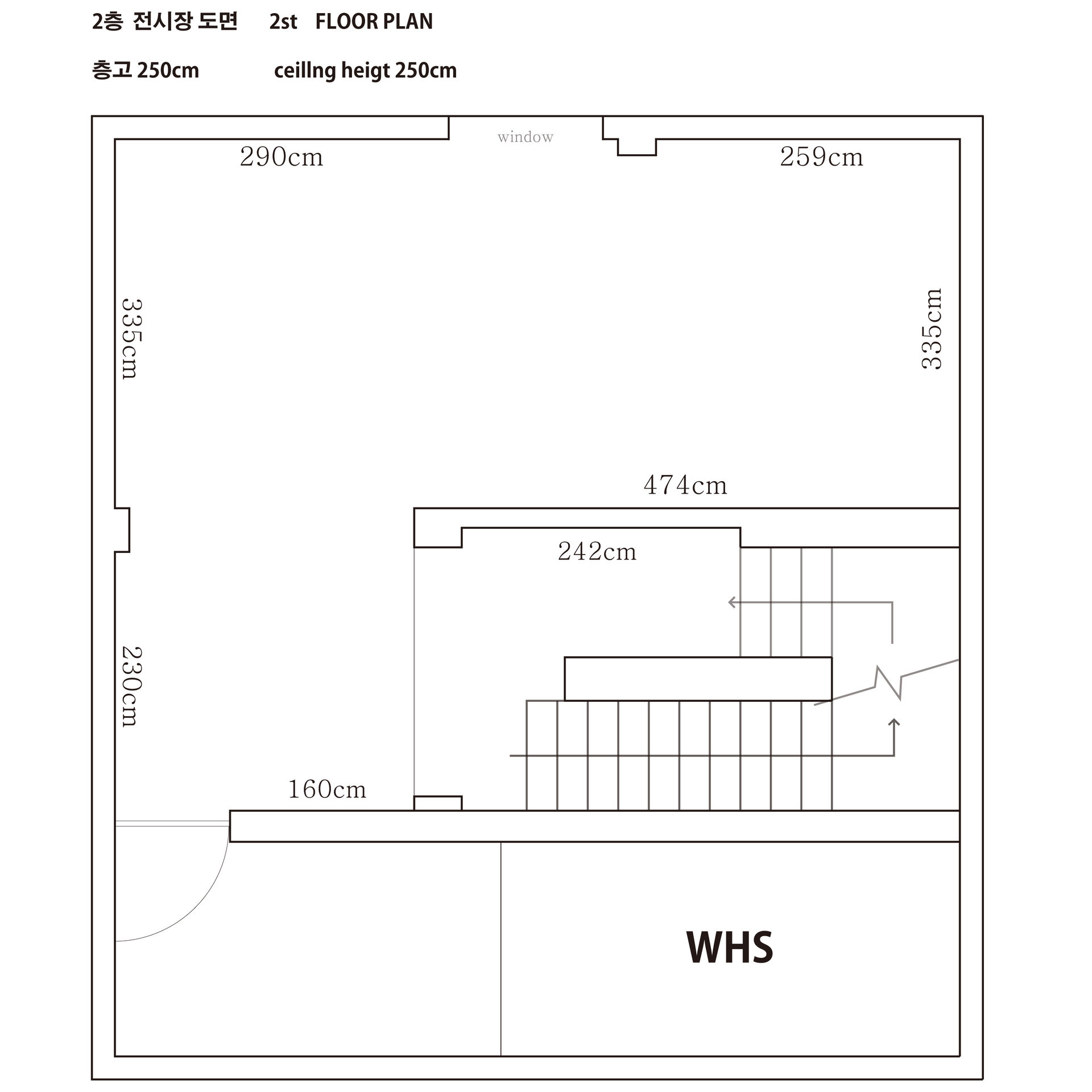 2층 도면 , 2st Floor plan
