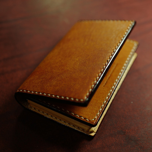 English Bridle Leather Luxury Folded Card Cases