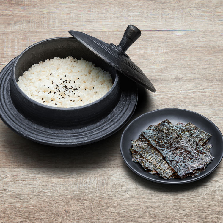 Anseong Korean Traditional  Gamasot No 3 6 servings of rice Iron cauldron 