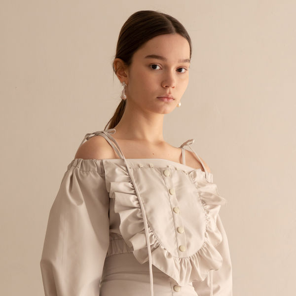 Open Shoulder Top | Short Sleeve Women's Shirts – CARAUCCI