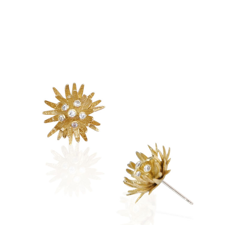 【SUBYUL】Wind flower earring Wind flower earrings : 수별 subyul