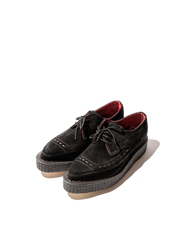 Lewis Leathers X George Cox Creeper Black : HIDE/AND/RIDE