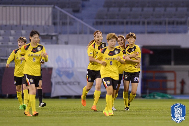 ‘이동주 결승골’ 구미스포츠토토, 수원FMC에 1-0 승리 : KWFF