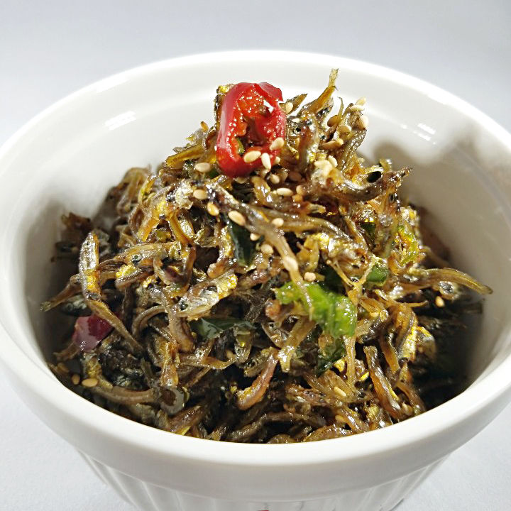 고추멸치볶음 Stir-Fried Anchovies With Green Pepper : Iam_Banchan