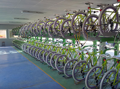 2nd-stage bicycle storage