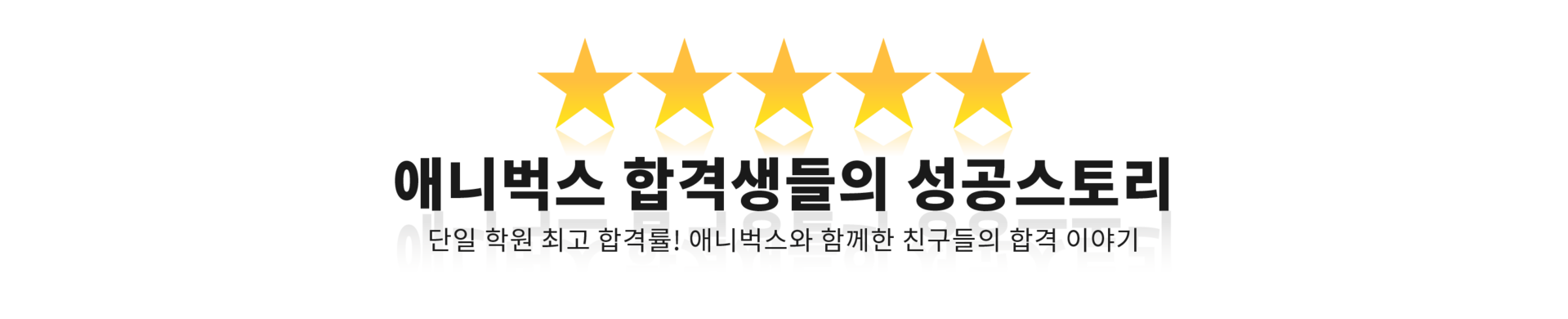 대입합격생인터뷰 애니벅스 만화학원