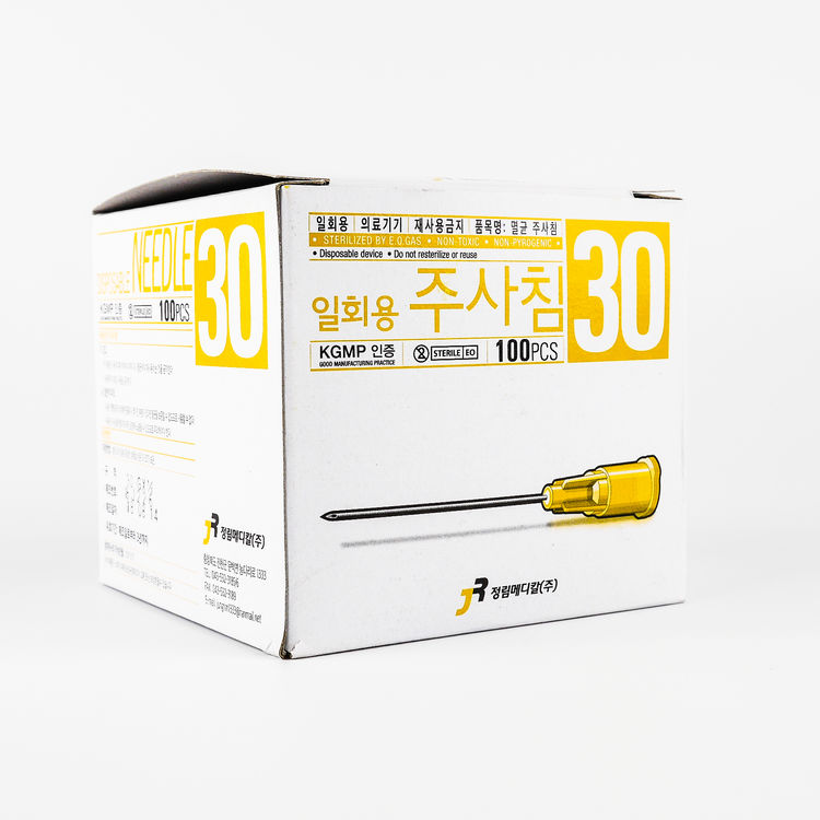 (정림)일회용주사침 30G 1/2