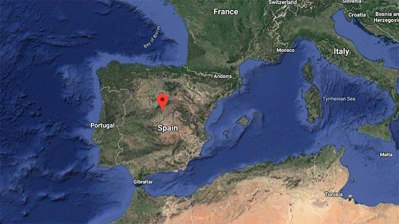 구글 지도에서 검색해본 스페인 마드리드 위치