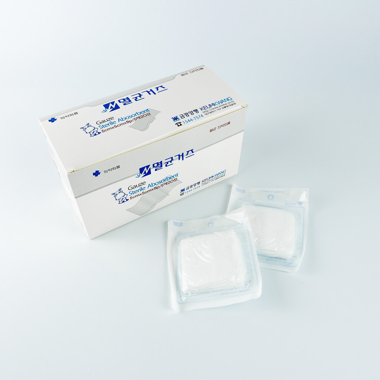 멸균거즈 5*5*8겹(5매20팩) : (주)백년가게국제의료기