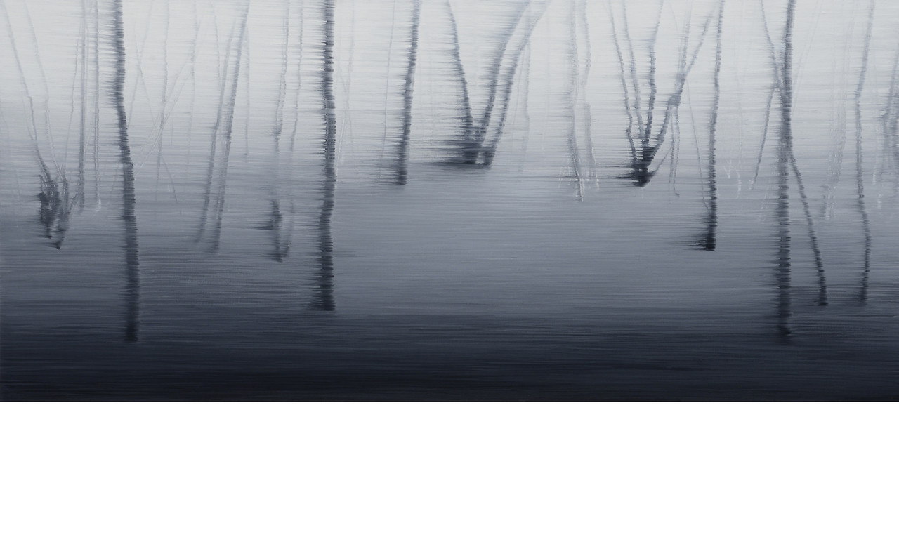 LAFORET 숲  2019  72.7x116.8Cm, Acrylic, Pigment on Canvas