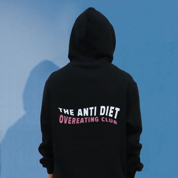 anti diet diet club hoodie