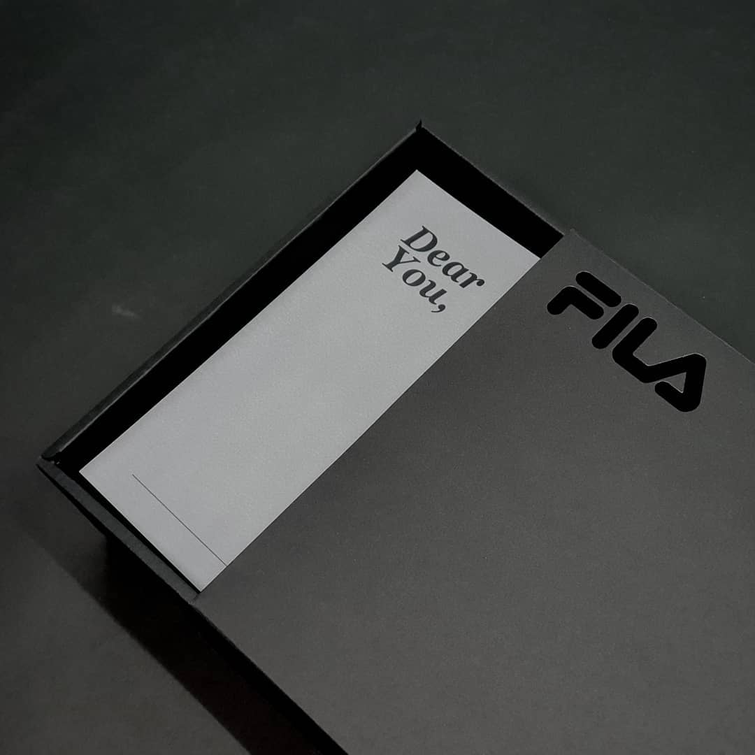 FILA 슬리브 박스 All Black 키트