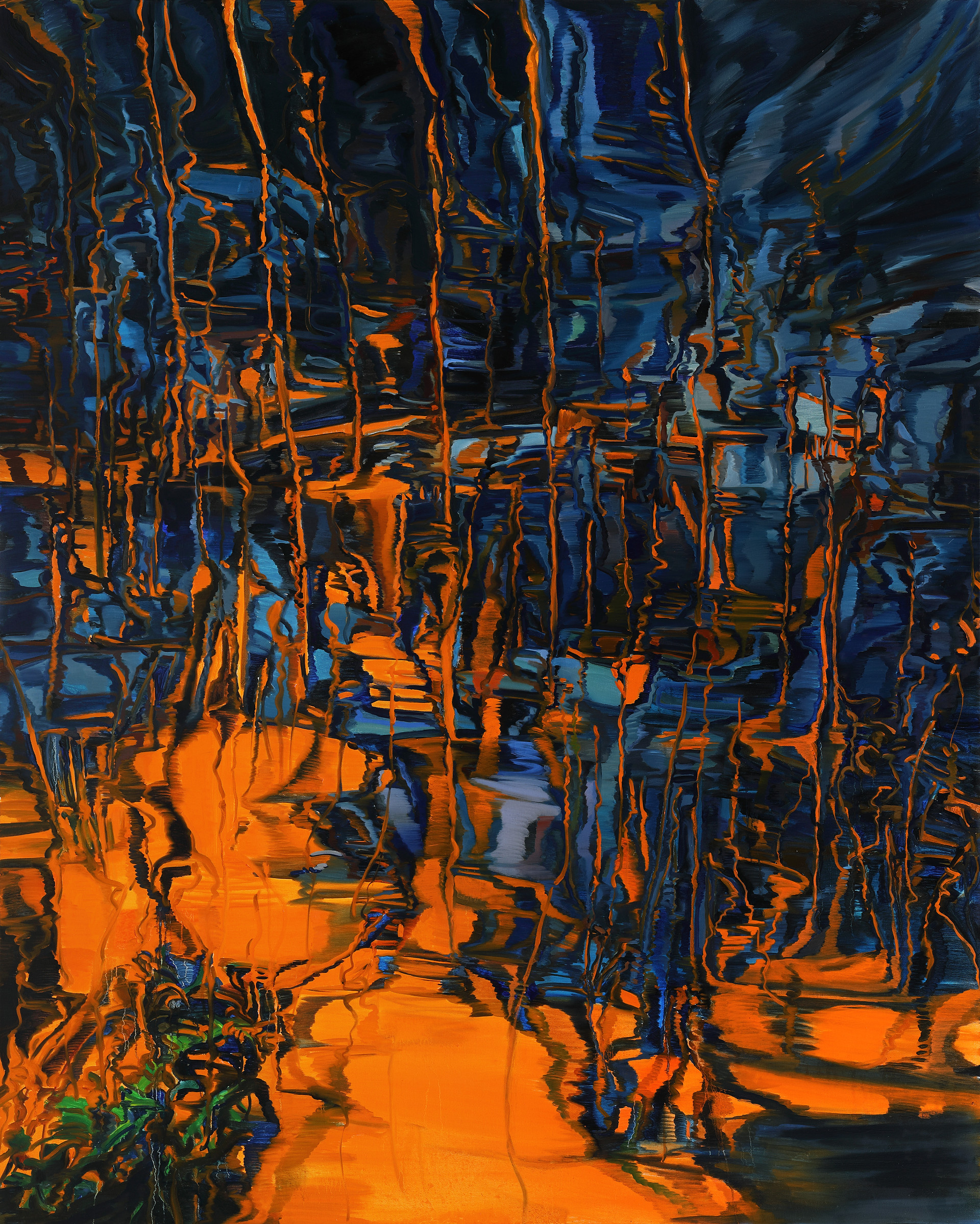 Blue Light I, 162.2cm x 130.3cm, Oil on canvas, 2019