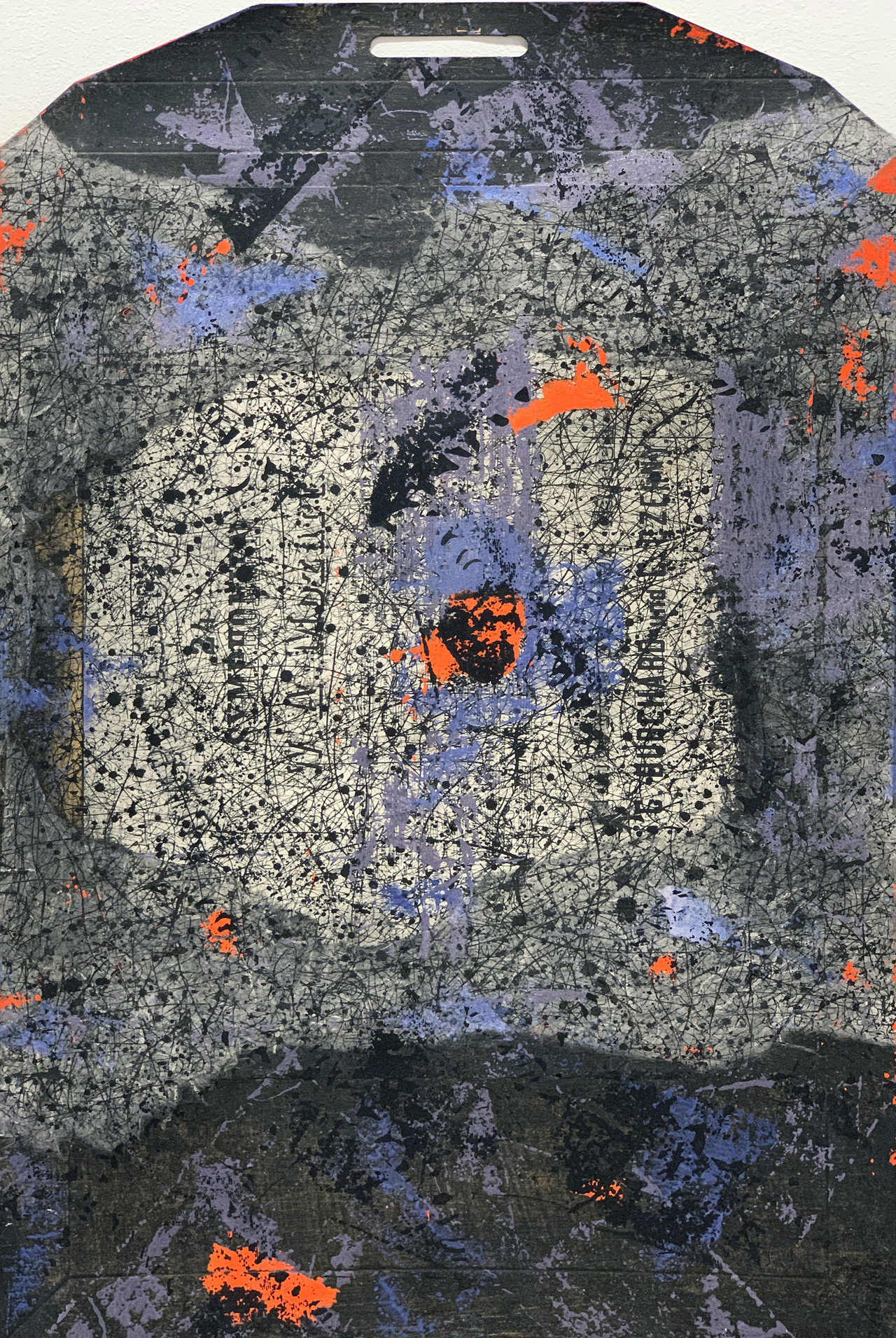 Ernst Friedrich, 무제, 31.9×50.9cm, 종이봉투 위에 혼합재료, 2004