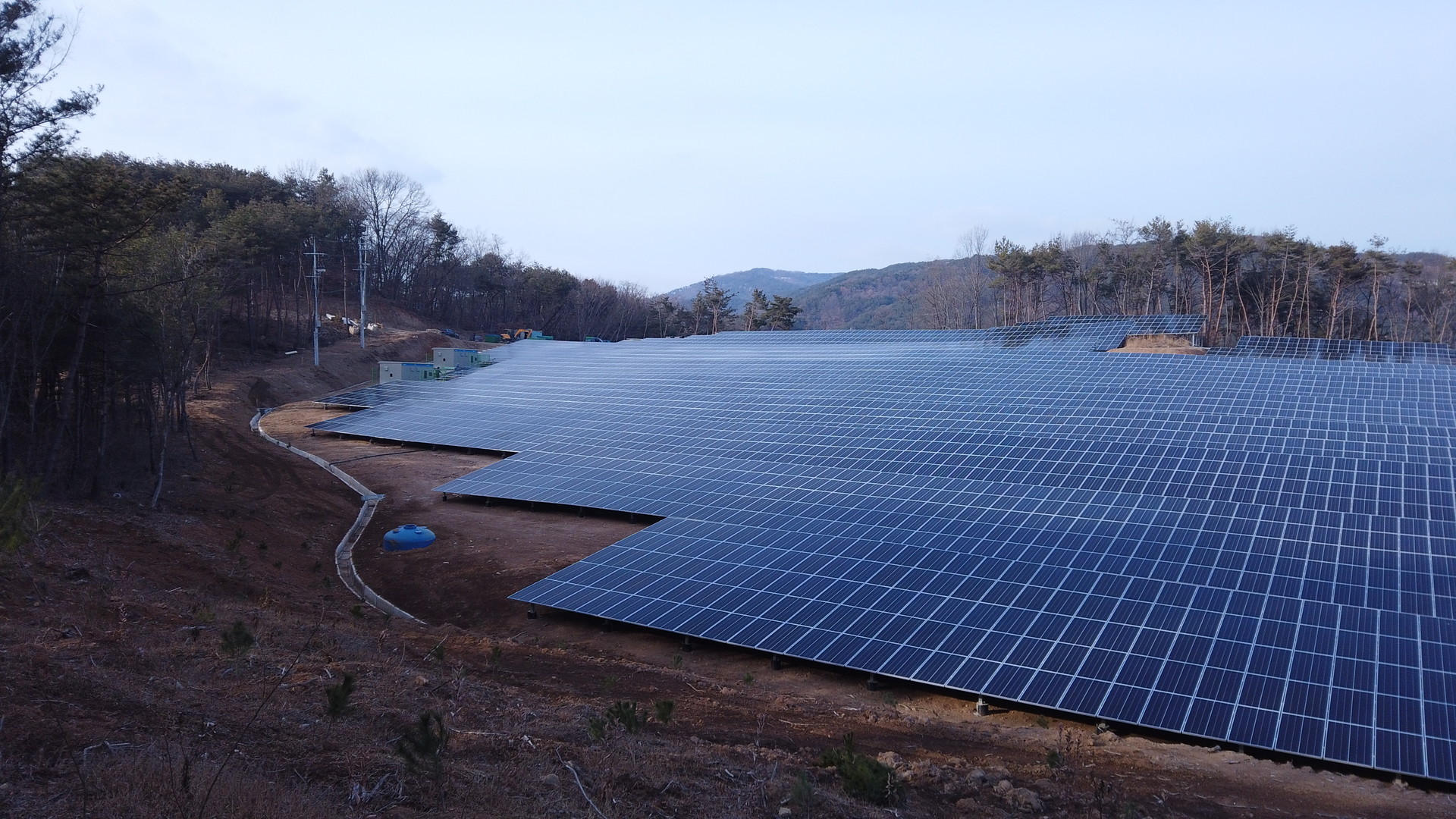 의령젠코 2MW 자체발전소 전경