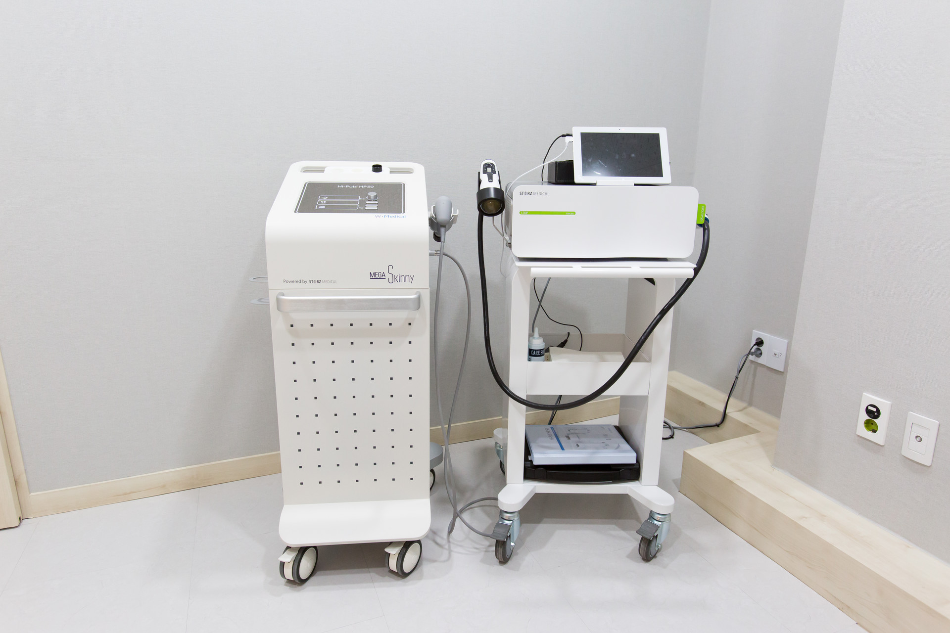 ▲체외충격파 치료 기계