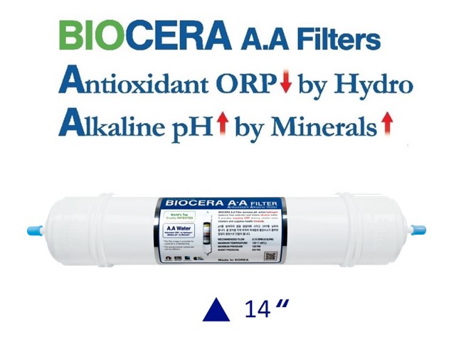 Biocera Antioxidant Alkaline 14 inch water filter