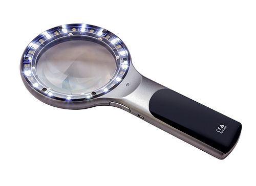 Skin Examination Magnifier Magnum UV+: White light mode (Polarization & Non-polarization)