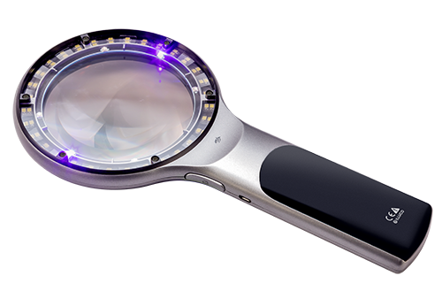 Skin Examination Magnifier Magnum UV+: UV light (UV395 & 405)