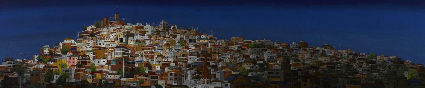 달빛받은집 180x35cm