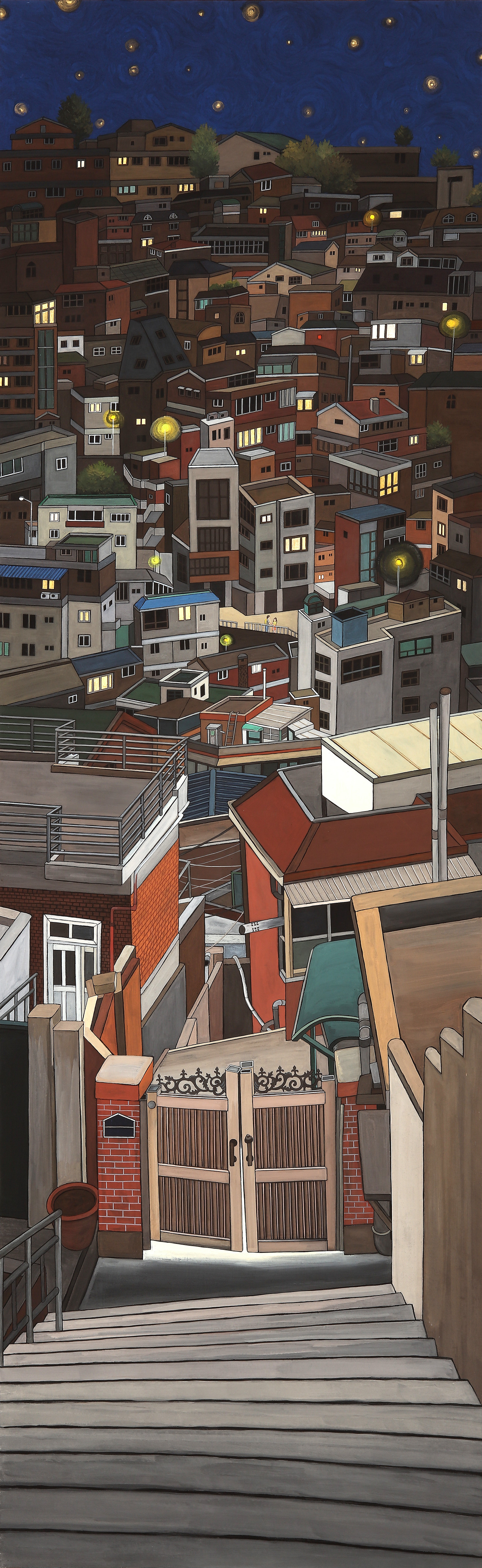 천국의문 210x65cm