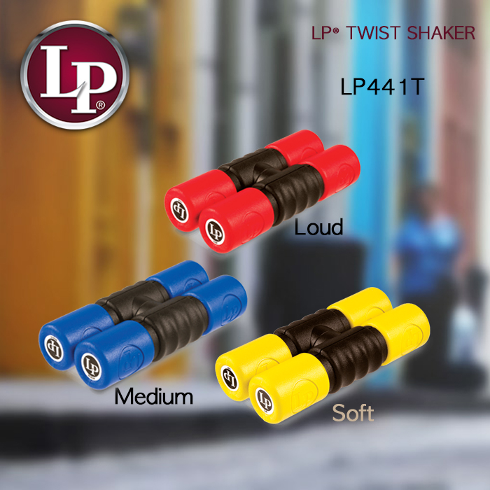 LP Twist Shaker Pair - Loud Hand Percussion Instruments With Unique Locking Mechanism