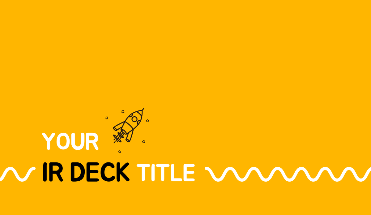 D3 Type (Premium) IR PITCHING DECK