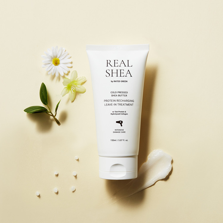 REAL SHEA Protein Recharging Leave-In Treatment (150 ml / 5.07 fl. oz ...