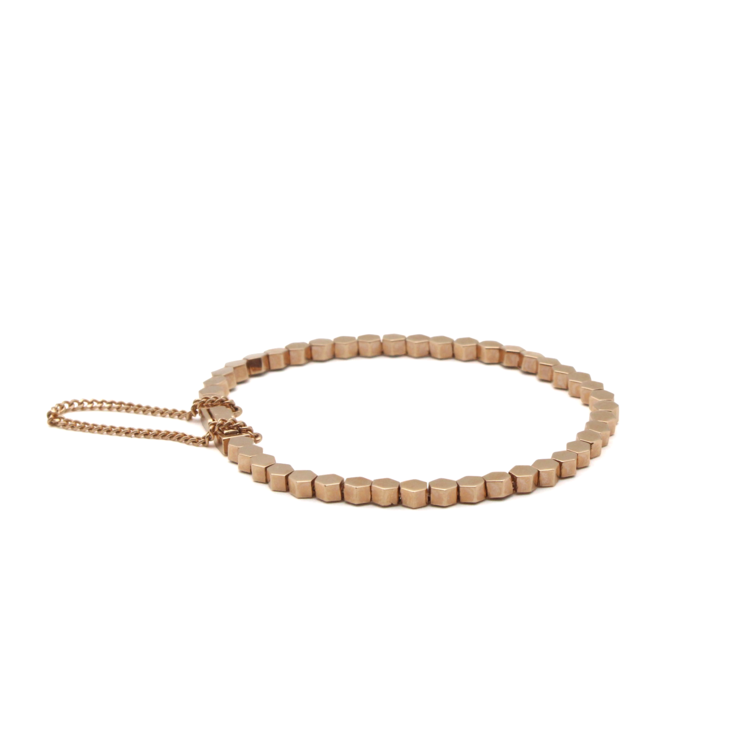 Hexagon Link. Bracelet 노이유니 NOIUNI 14K / 18K Gold Jewelry