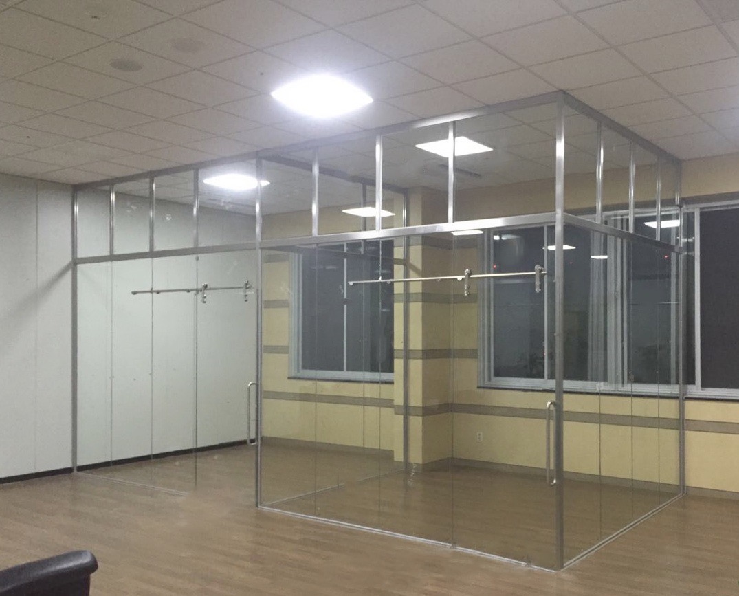 [유리가벽] 인천 청라동, 유리파티션 : Glass Partition