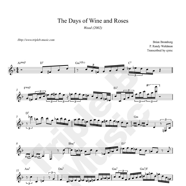 Pdf Randy Waldman The Days Of Wine And Roses