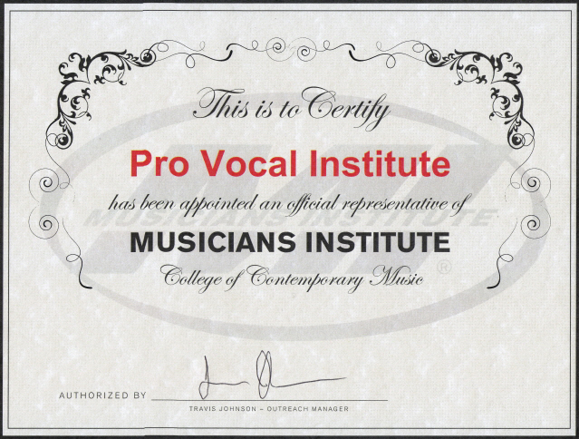 Musicians Institute ( 미국 할리우드)